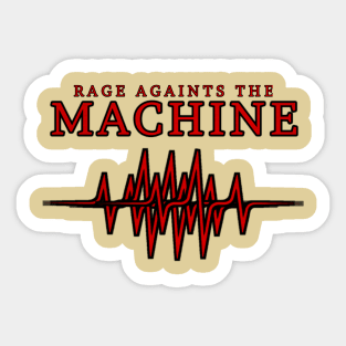 Machine graphic style Sticker